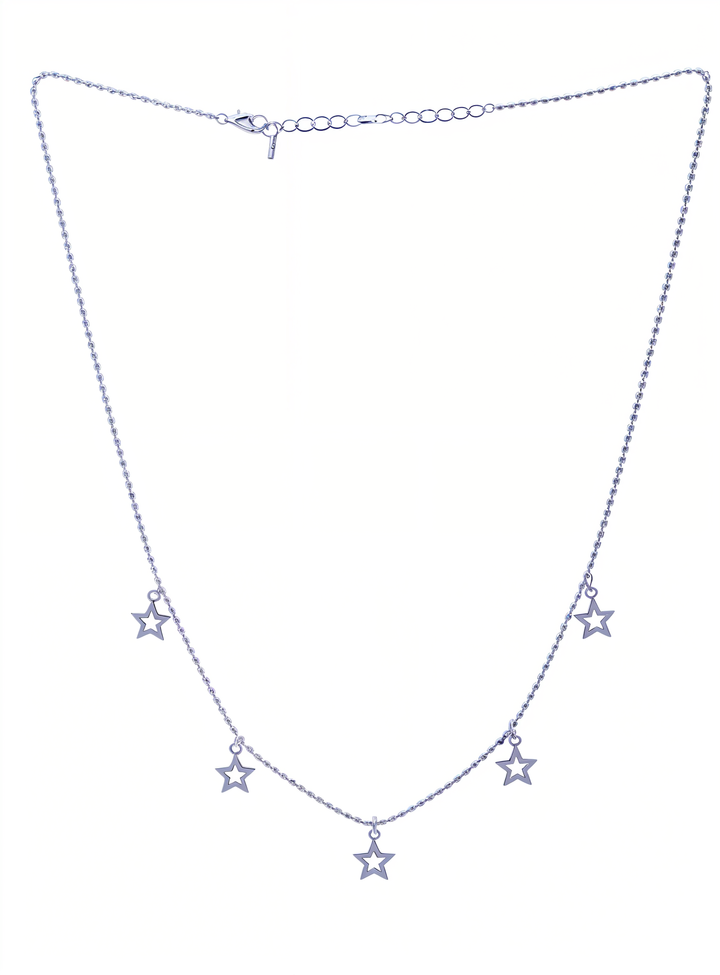 Silver 5-Star Pendant