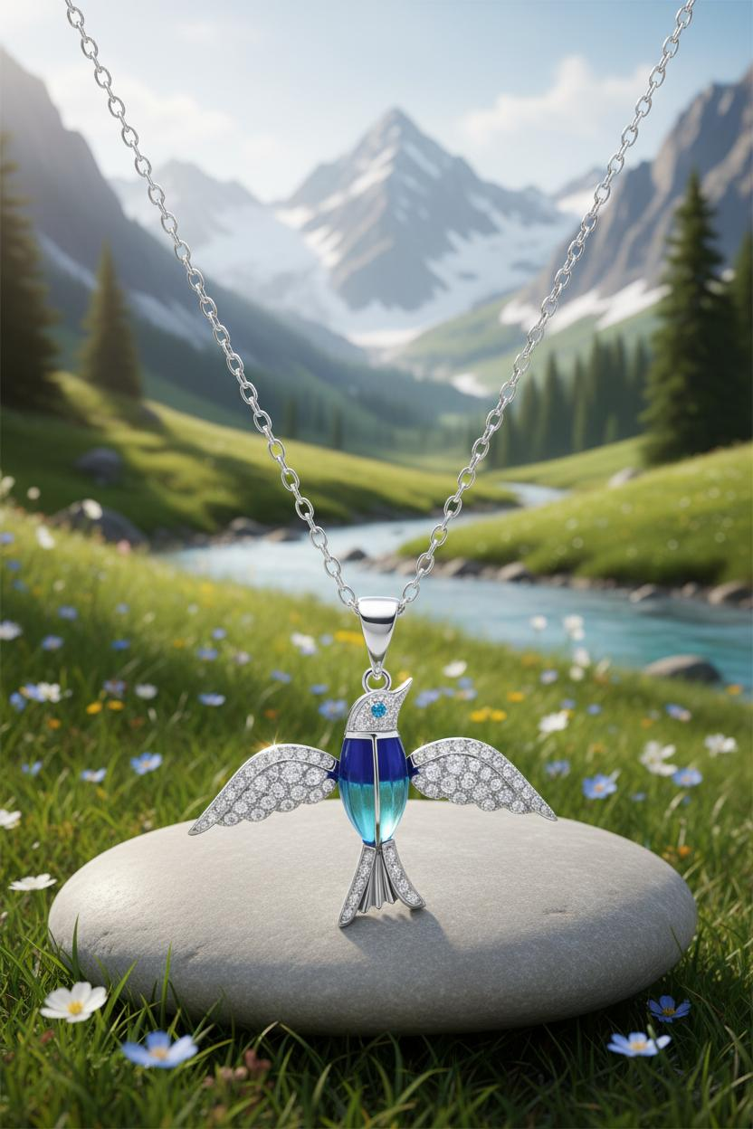 Silver Bird Pendant