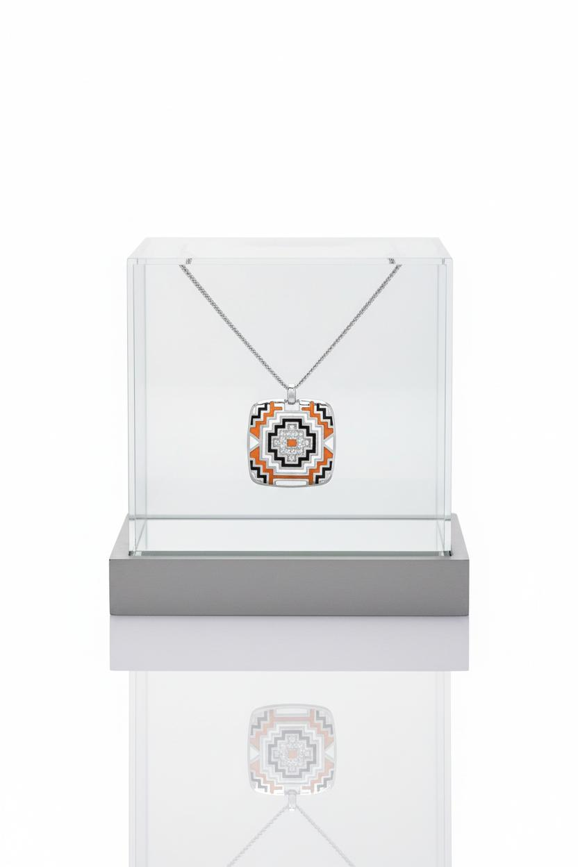 Silver Square Pendant