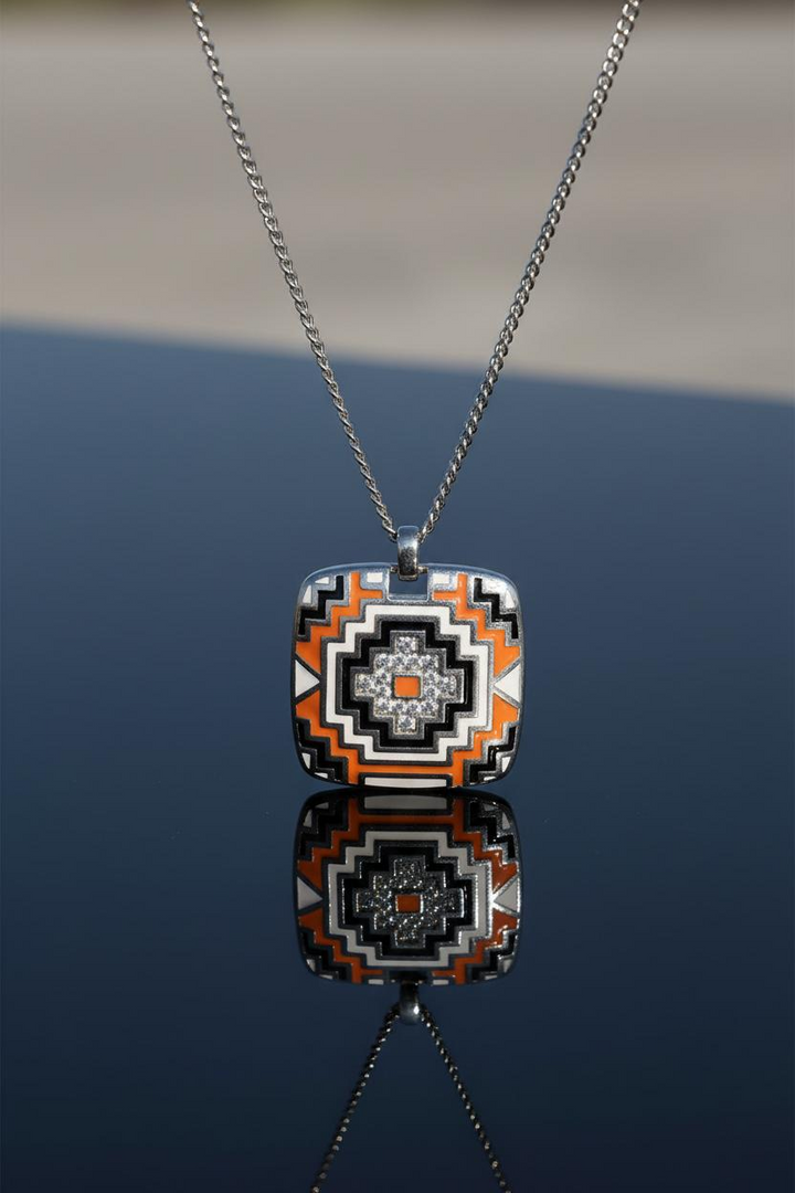 Silver Square Pendant