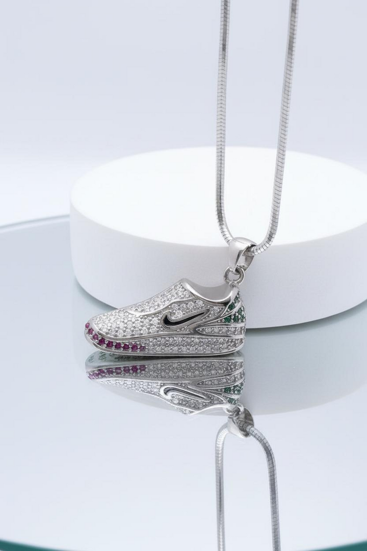 Silver Shoe Pendant