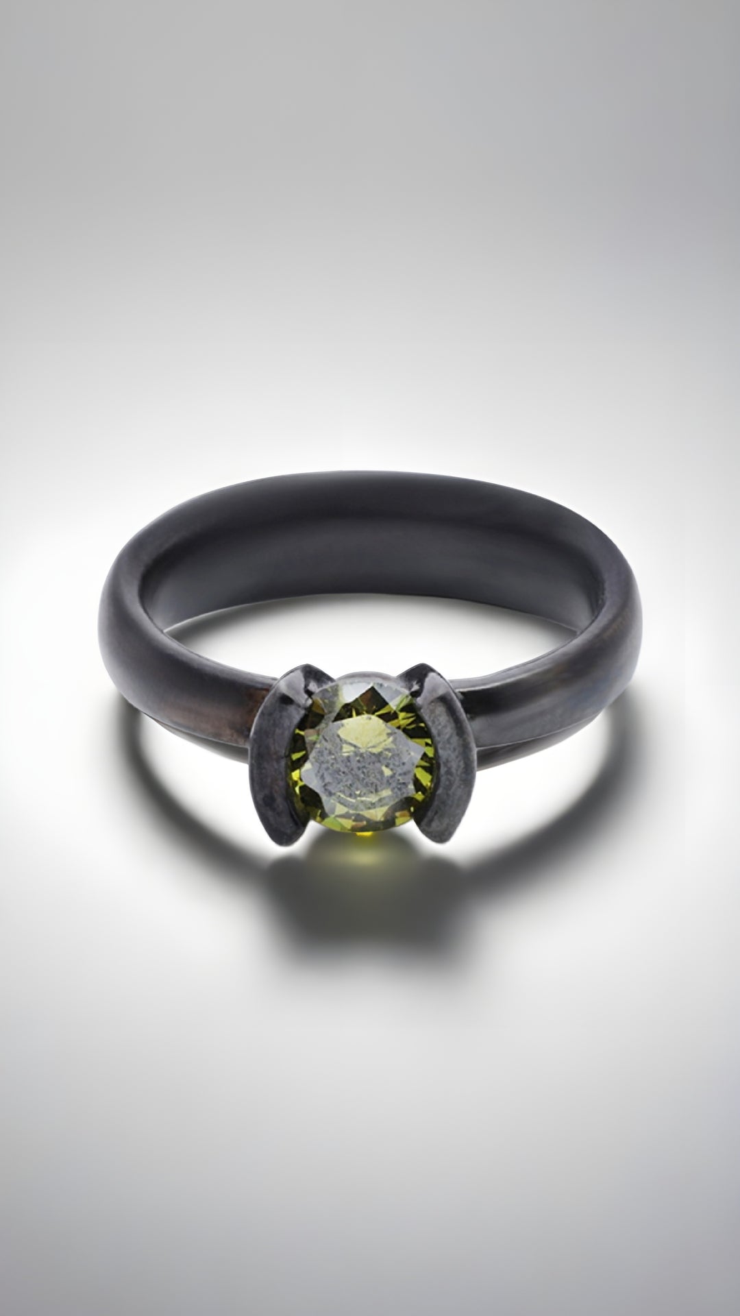 Black Silver Quba Ring