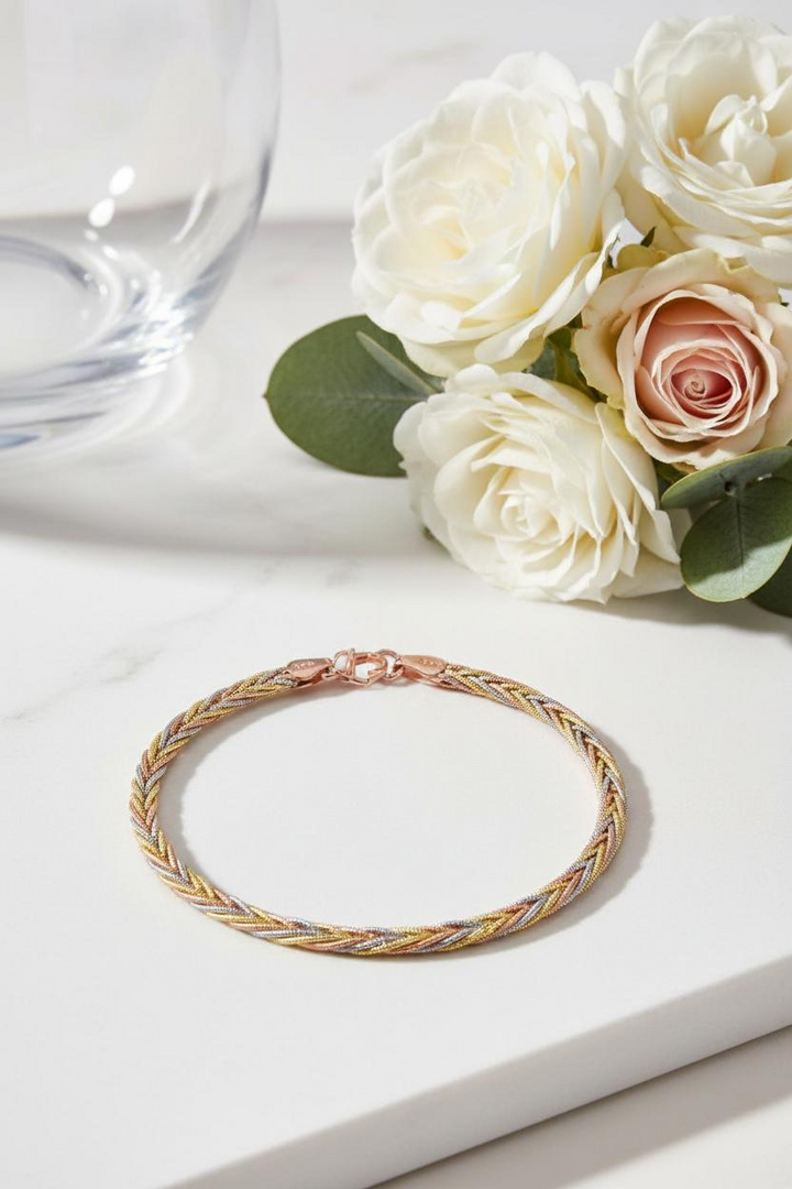 Silver Shiny Cob Bracelet