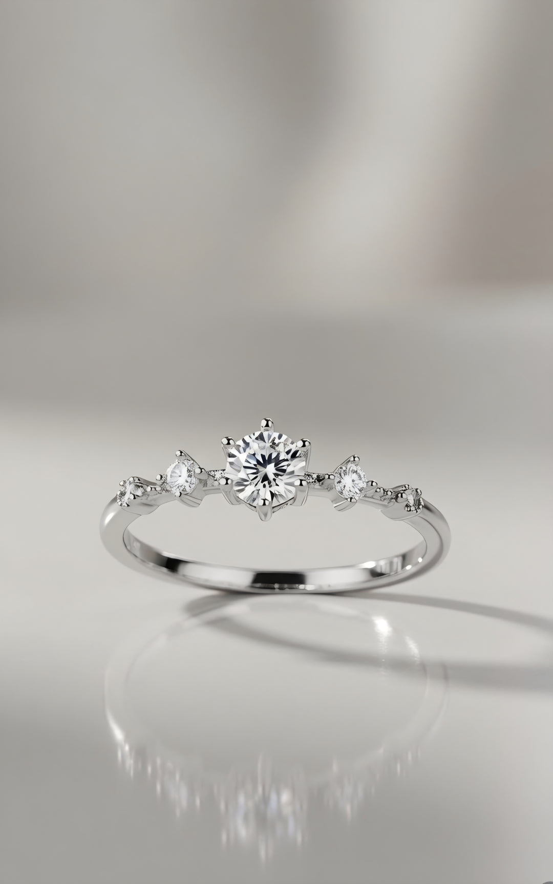 Silver 925 Rose Radiance Ring