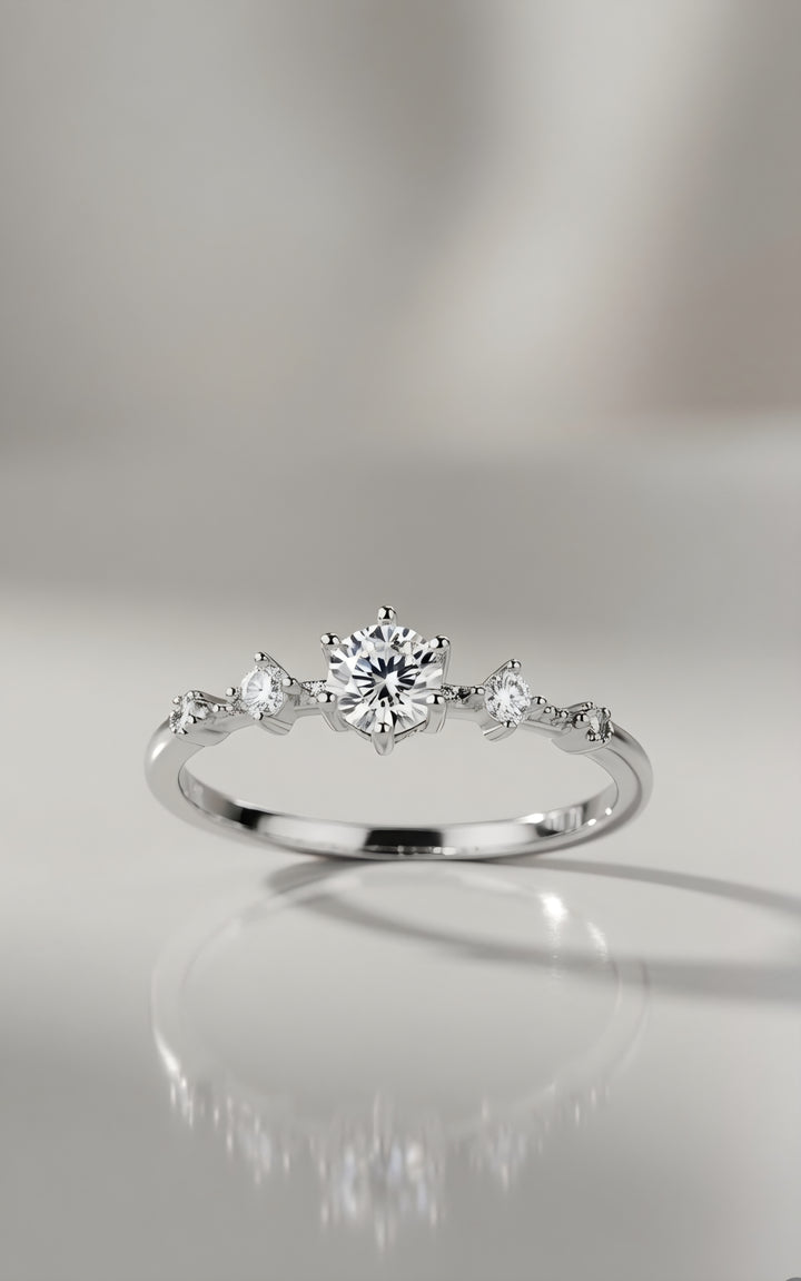 Silver 925 Rose Radiance Ring