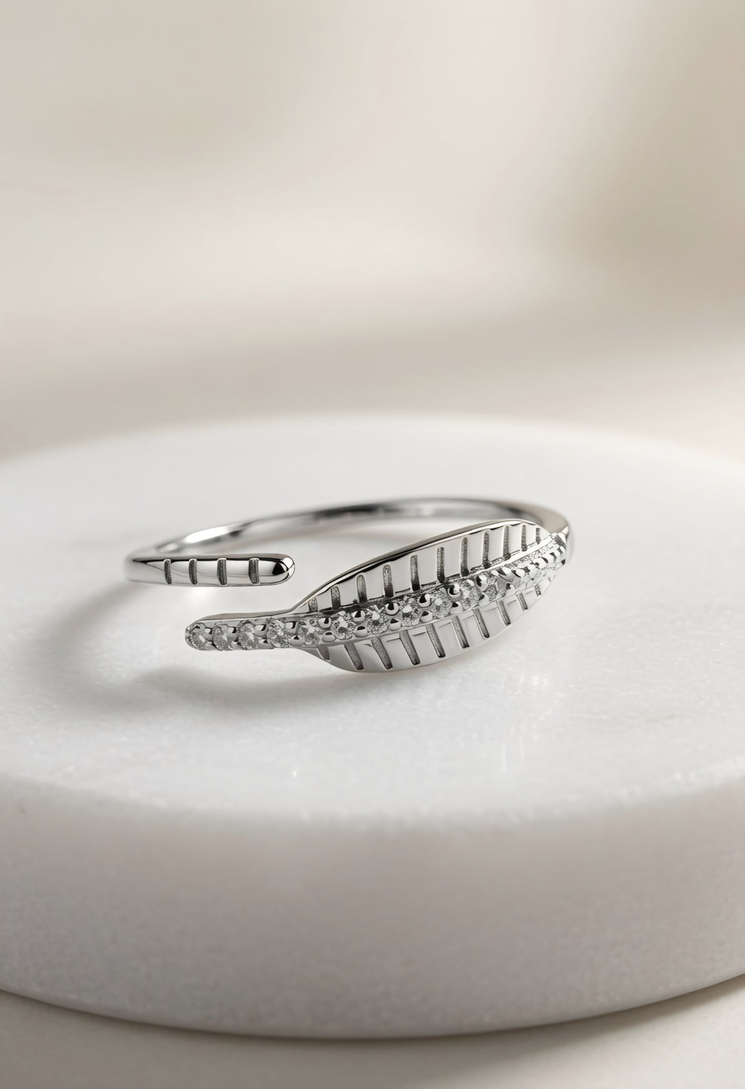 Silver 925 Woven Radiance Ring