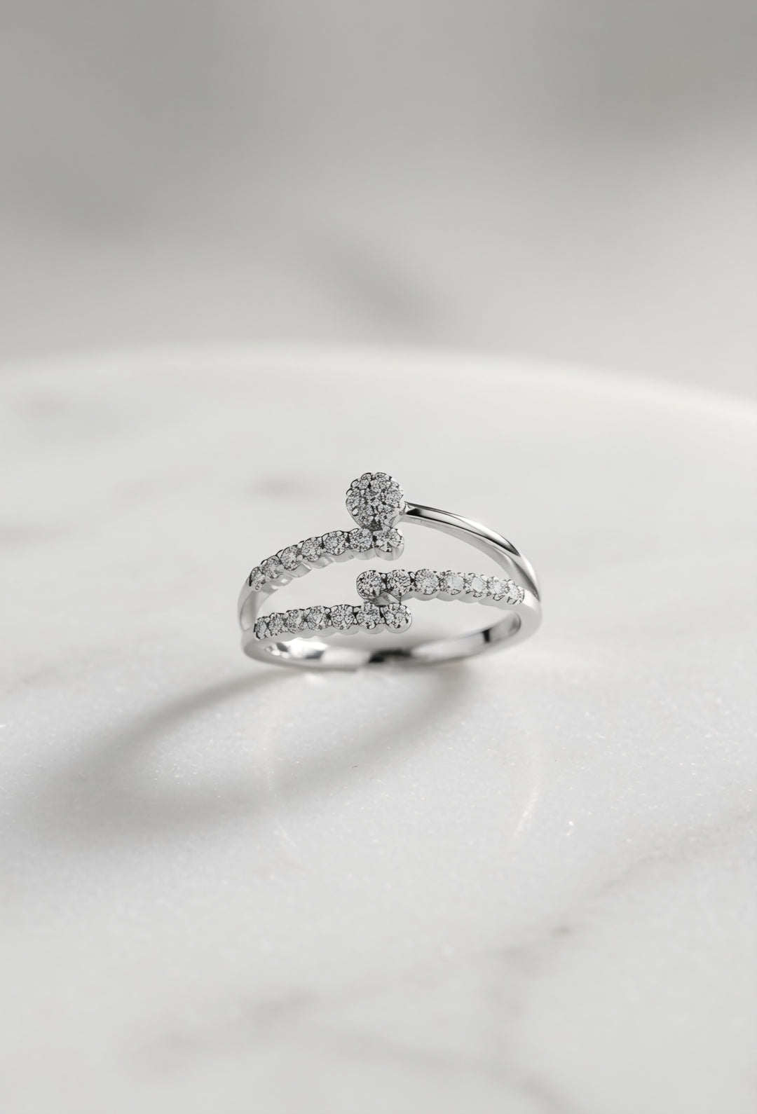 Silver 925 Braided Shine Ring