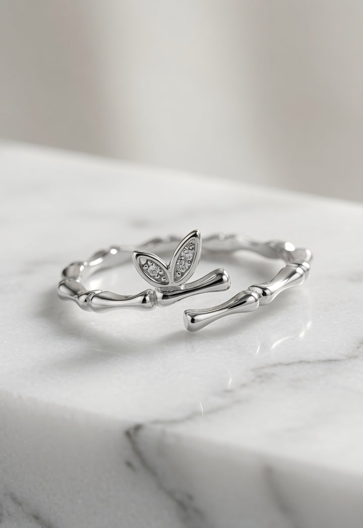Silver 925 Twisted Harmony Ring