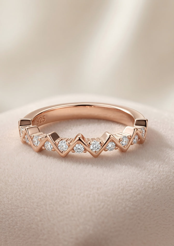 925 Silver NQ Ring (Rosegold)