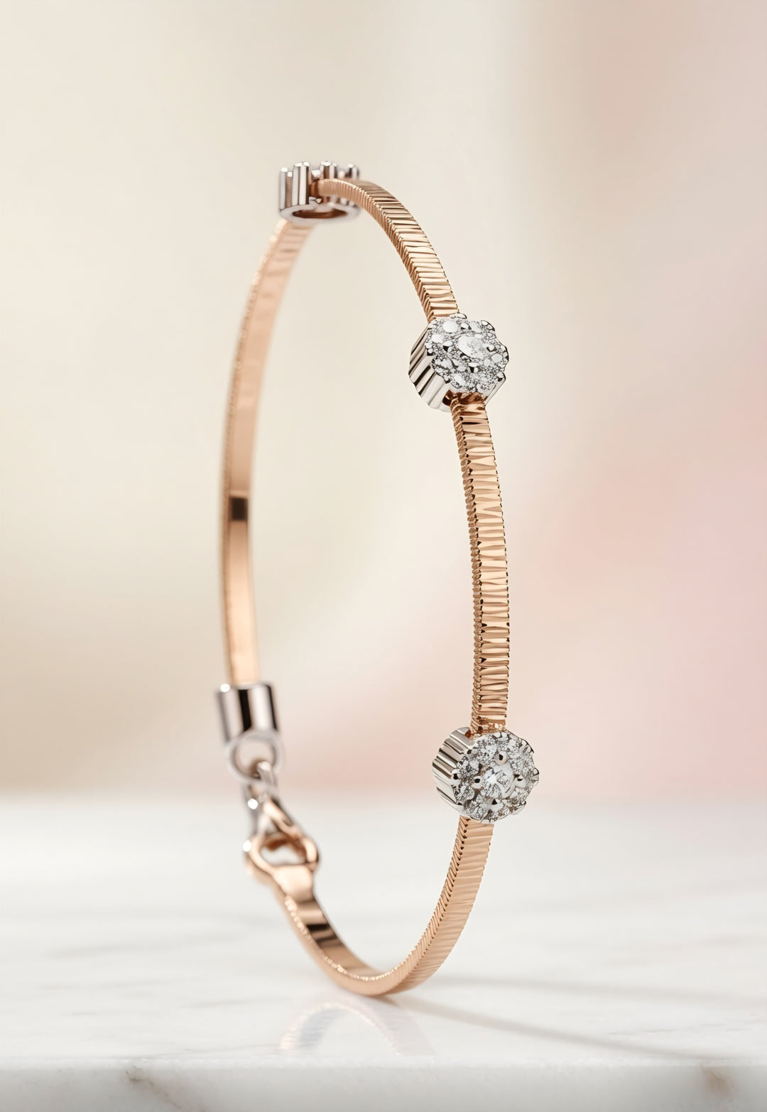 925 SIlver Queen Bracelet (Rosegold)