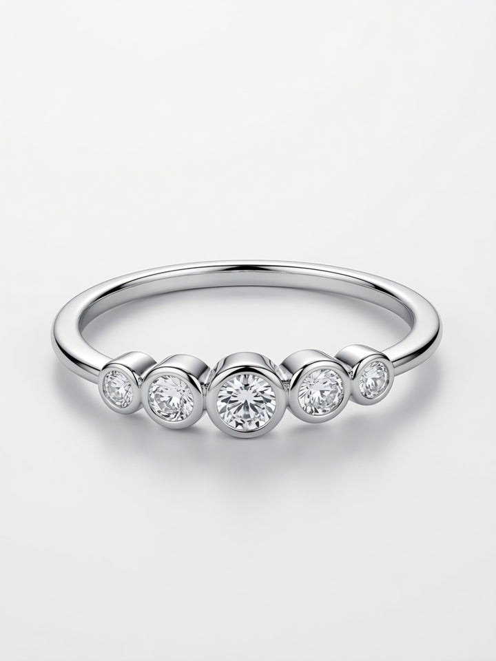 Silver 925 Linear Shine Ring