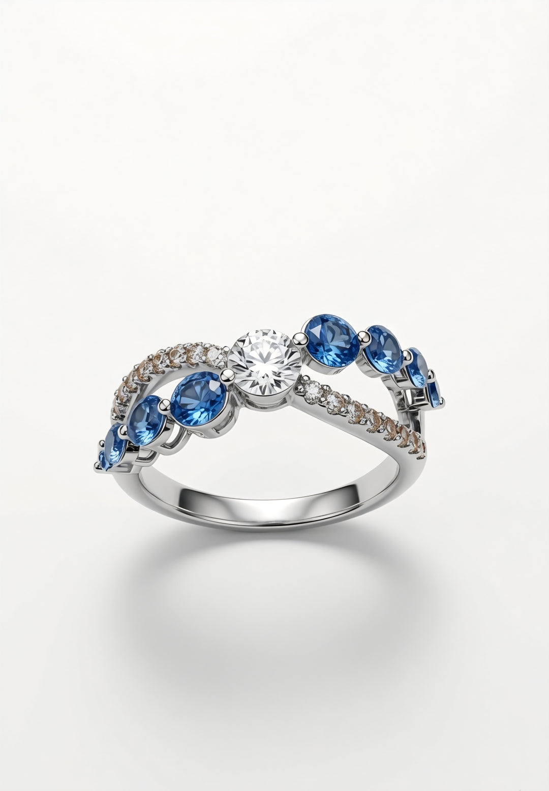 Silver Bold Orbit Ring