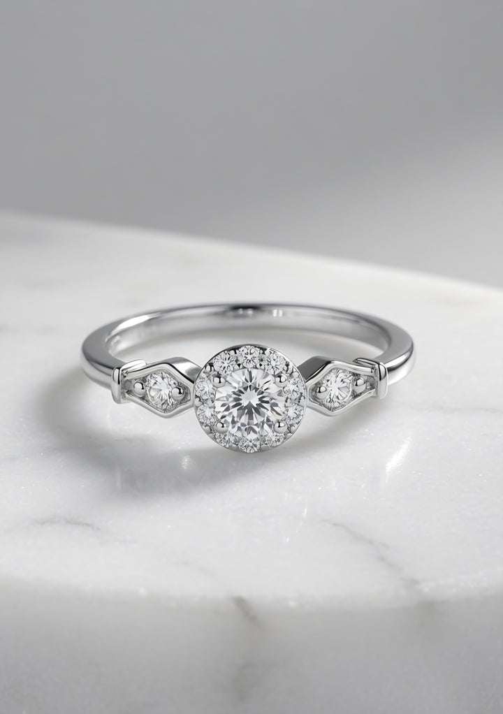 Silver 925 Prism Curve Stack Rings