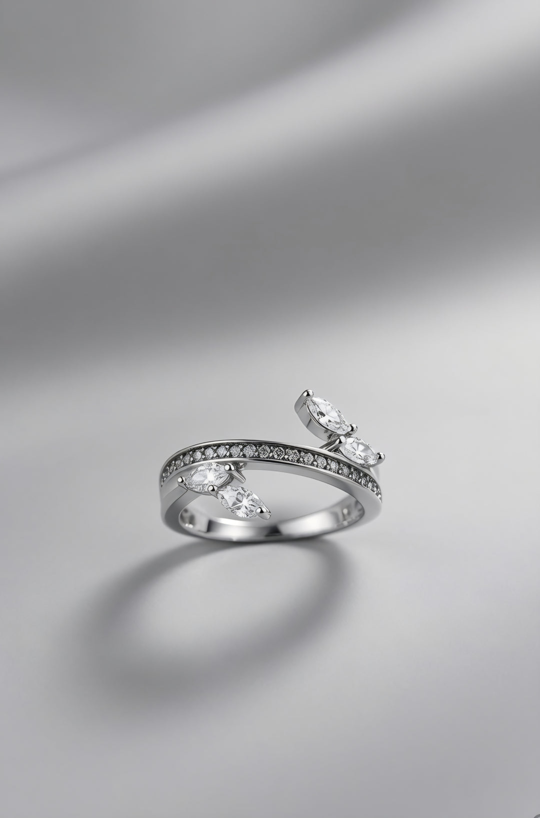 Silver 925 Urban Halo Ring