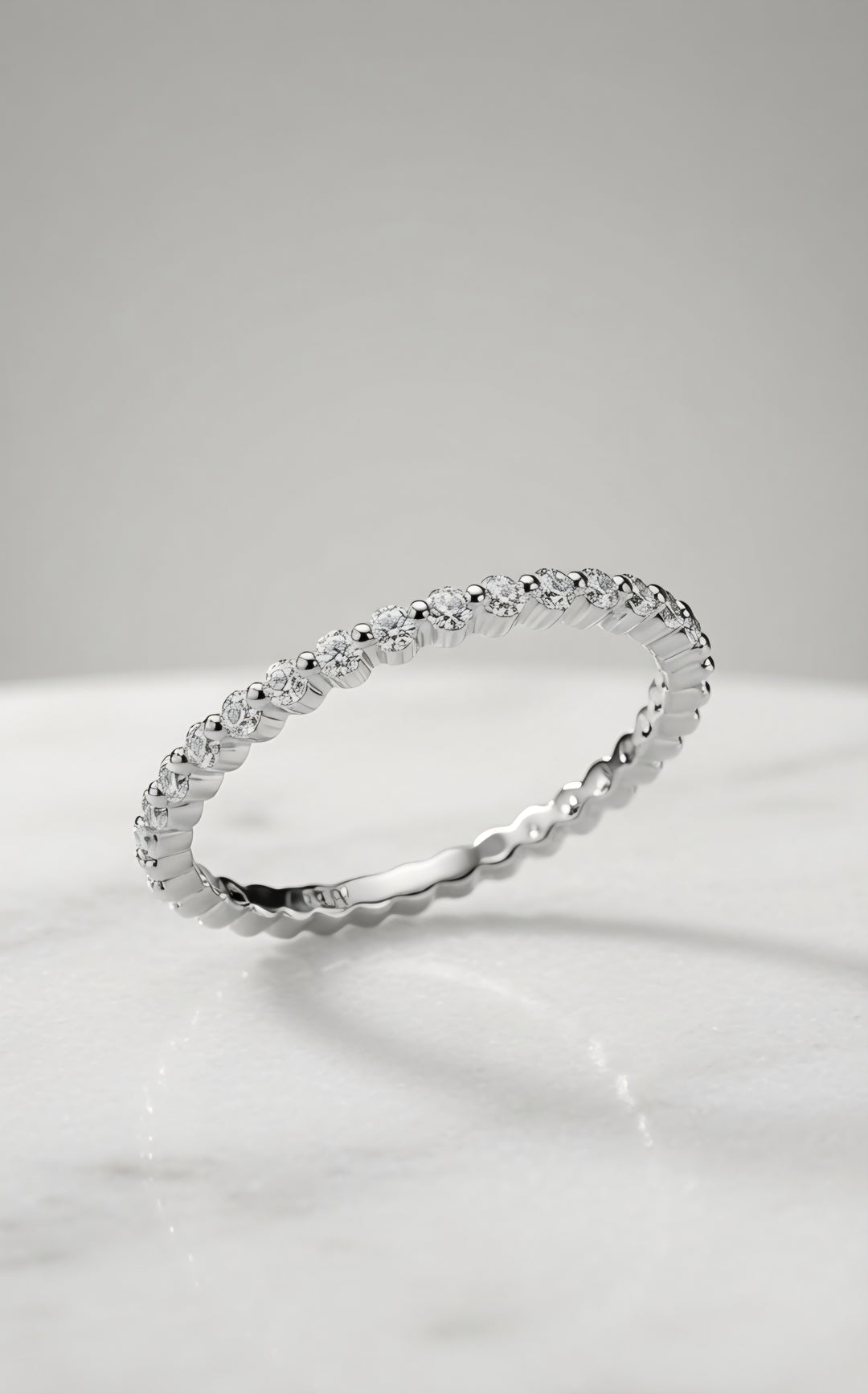 Silver Whispering Willow Ring