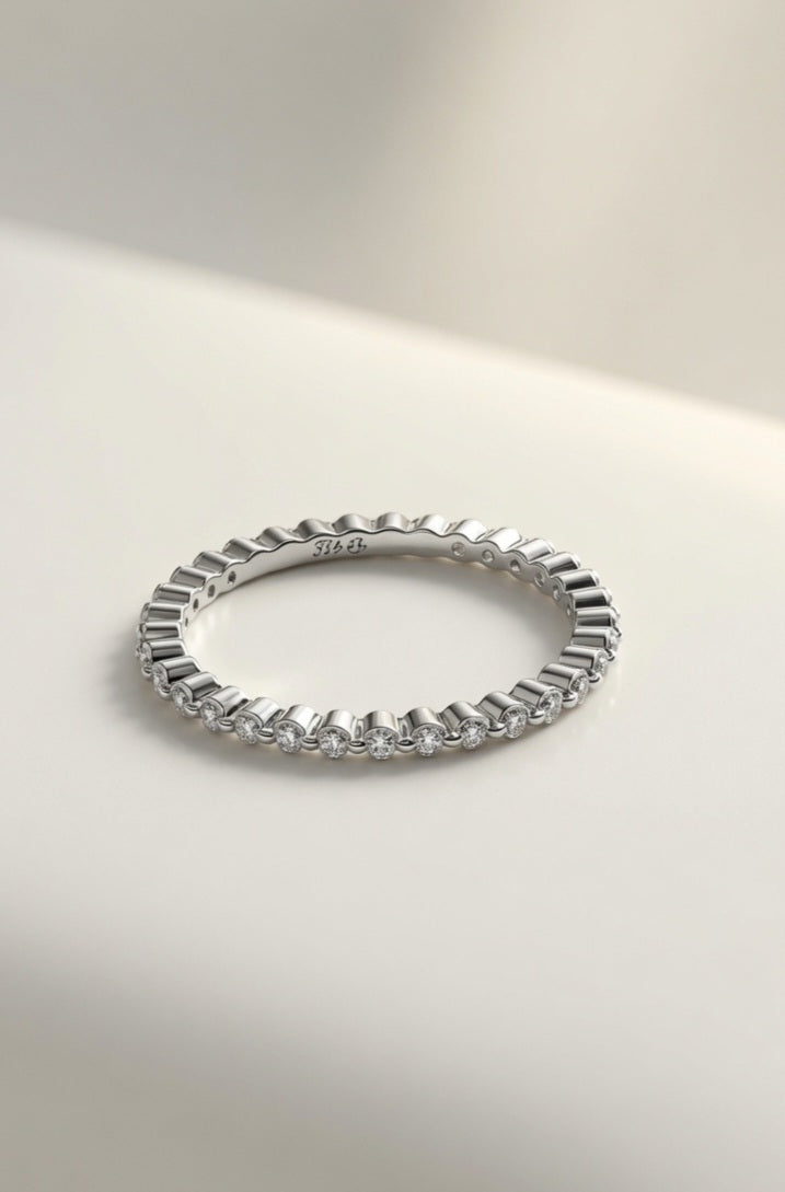 Silver Whispering Willow Ring