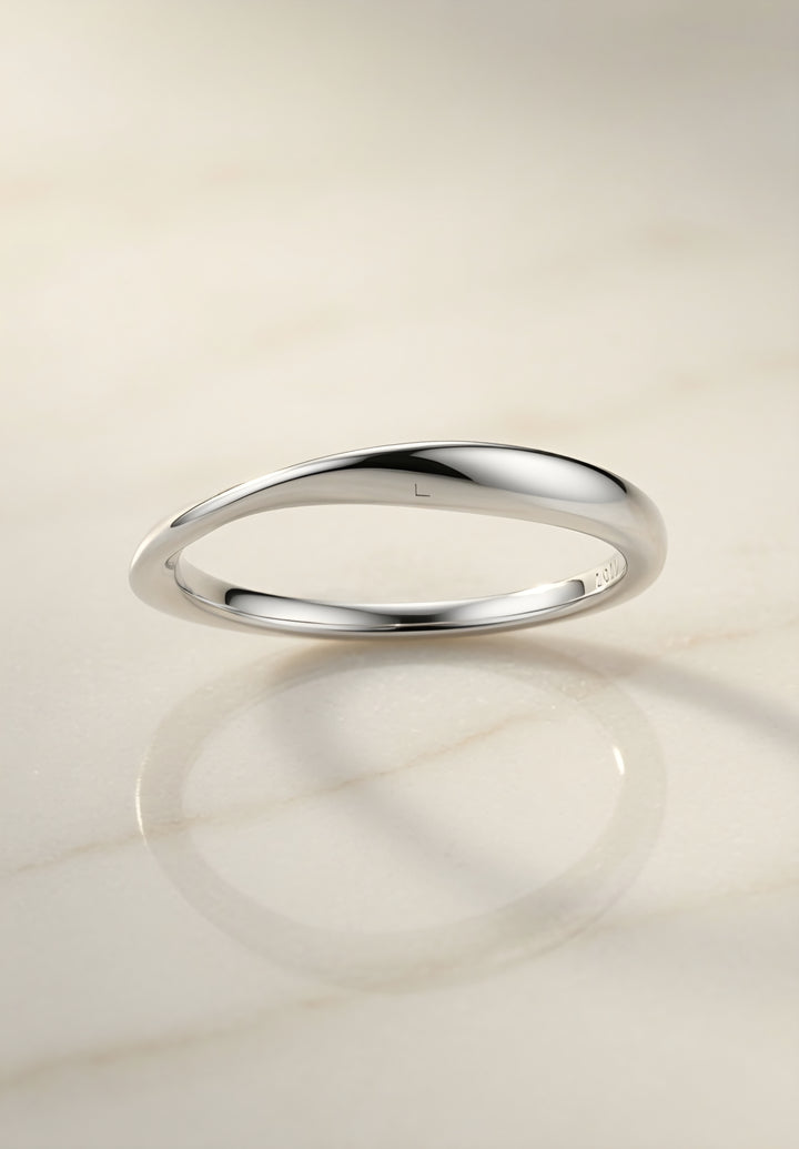 Silver Starlight Embrace Stack Rings