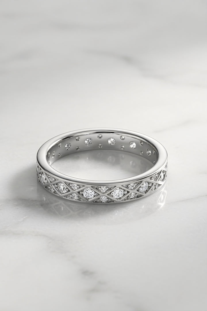 Silver Regal Gleam Ring