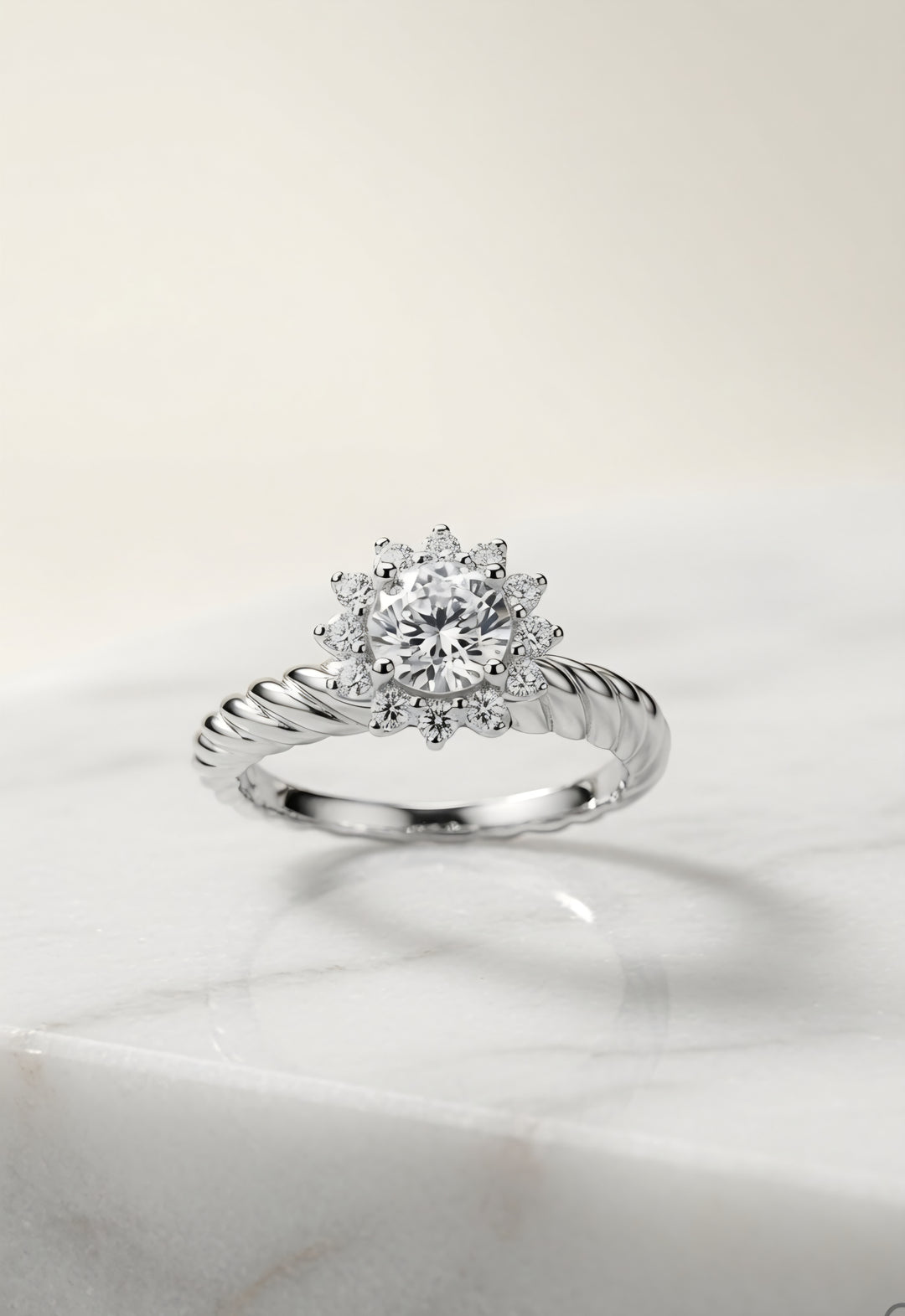 Silver Celestial Charm Ring