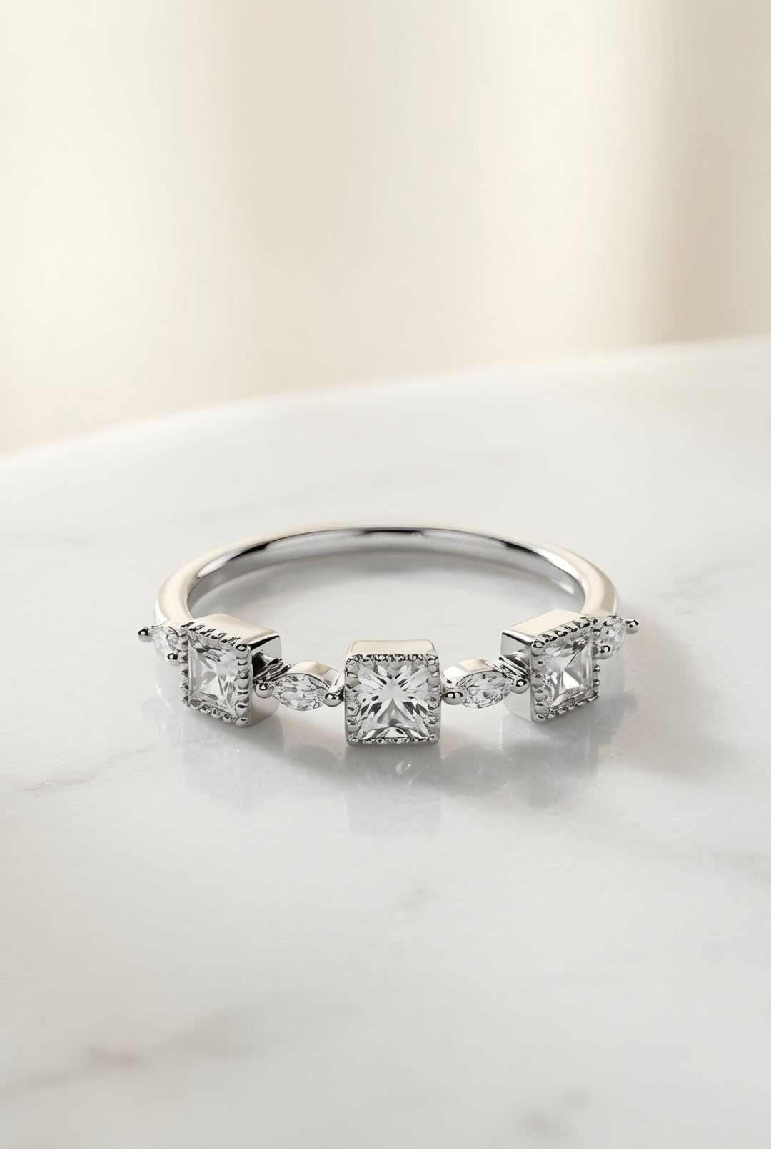 Silver Silver Whisper Ring
