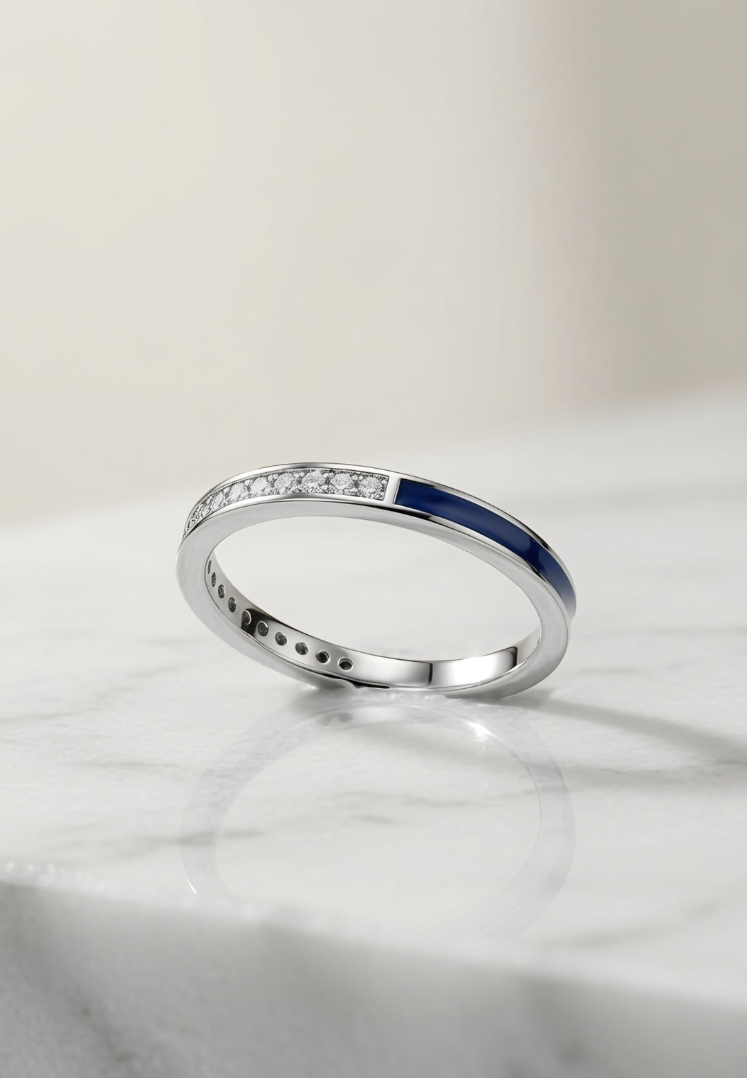 Silver 925 Blue Horizon Ring
