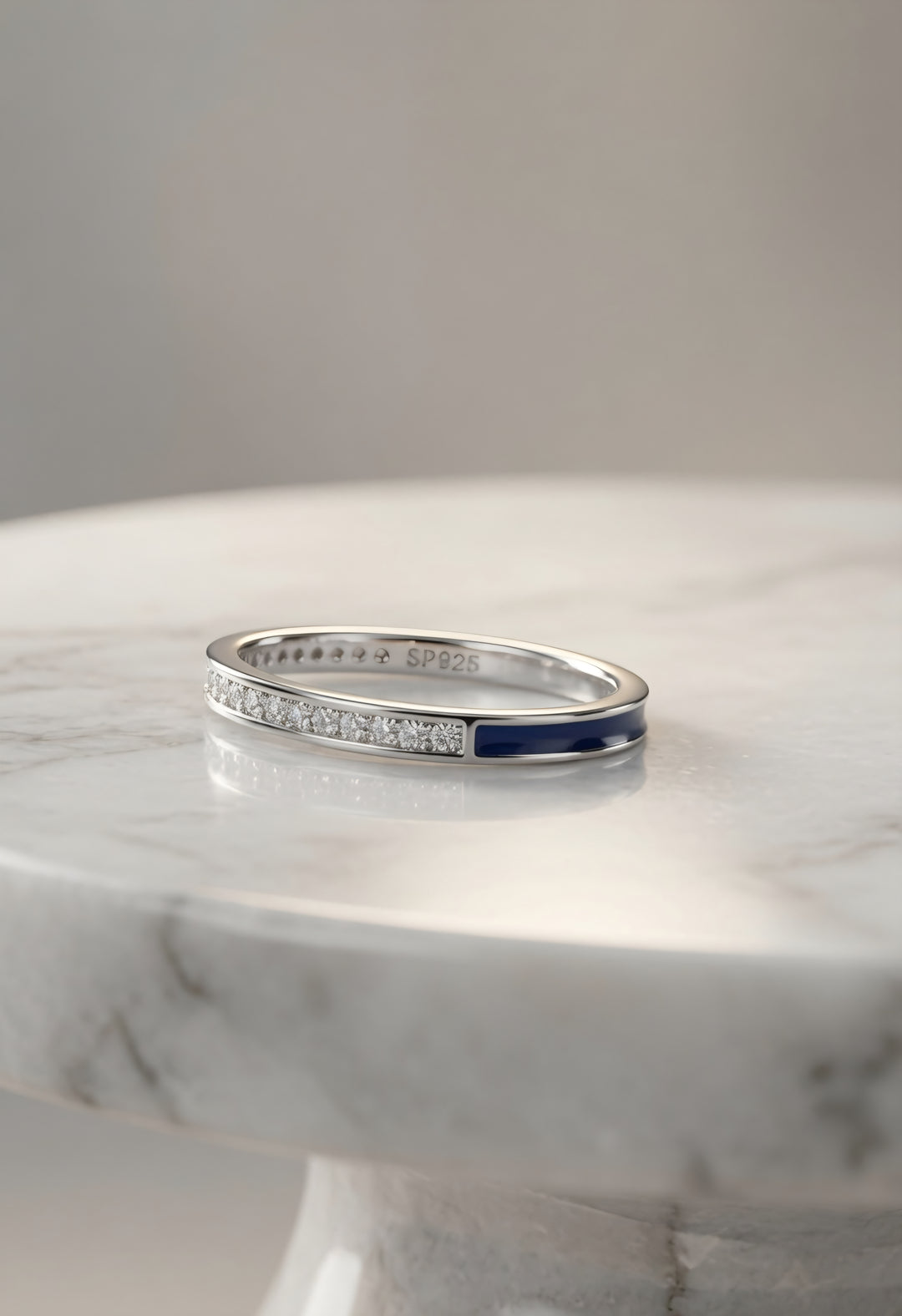 Silver 925 Blue Horizon Ring
