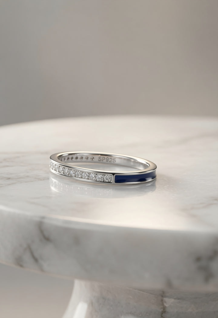 Silver 925 Blue Horizon Ring