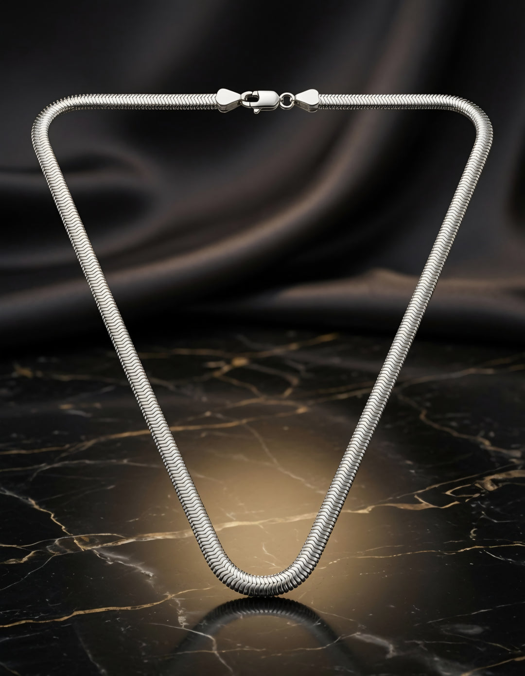 925 Silver Noble Arc Chain (Men)