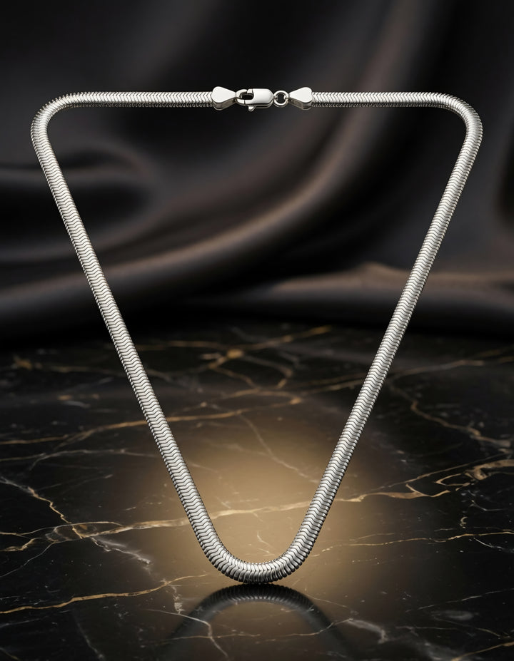 925 Silver Noble Arc Chain (Men)