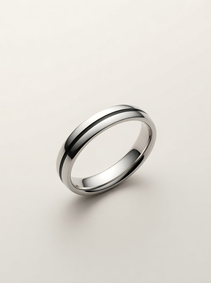 925 Silver Urban Edge Ring (Men)