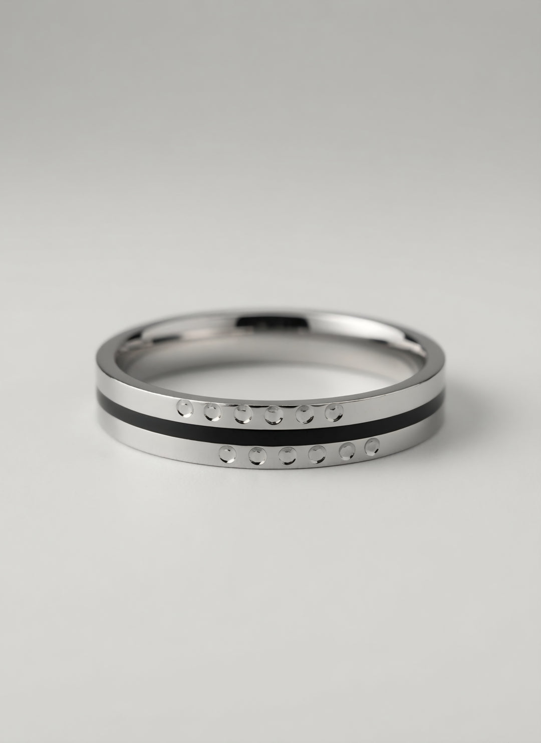 925 Silver Prism Torque Ring (Men)