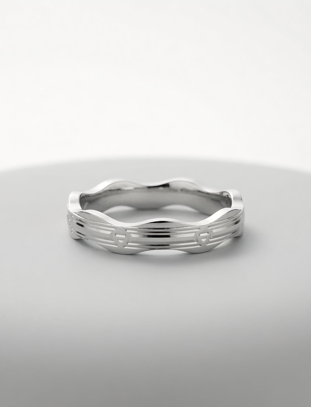 925 Silver Midnight Axis Ring (Men)