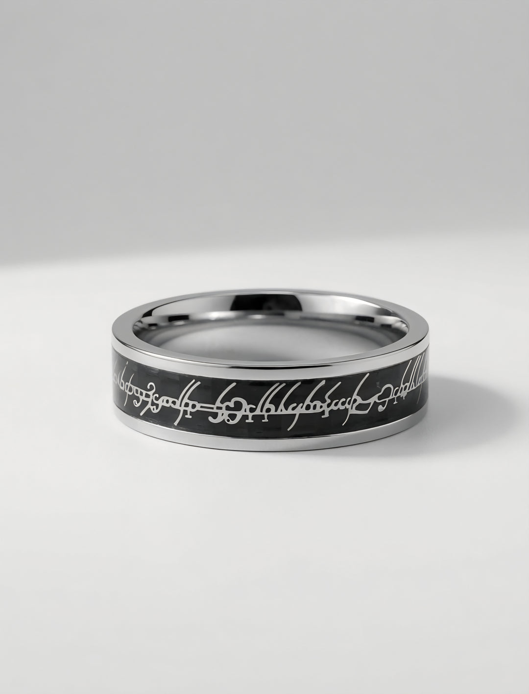 925 Silver Zenith Curve Ring (Men)