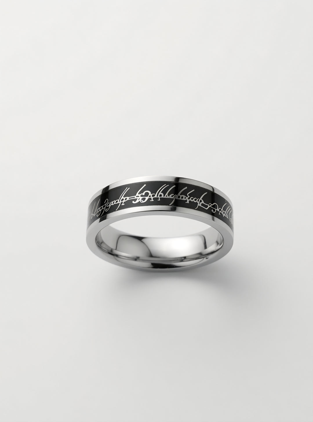 925 Silver Zenith Curve Ring (Men)