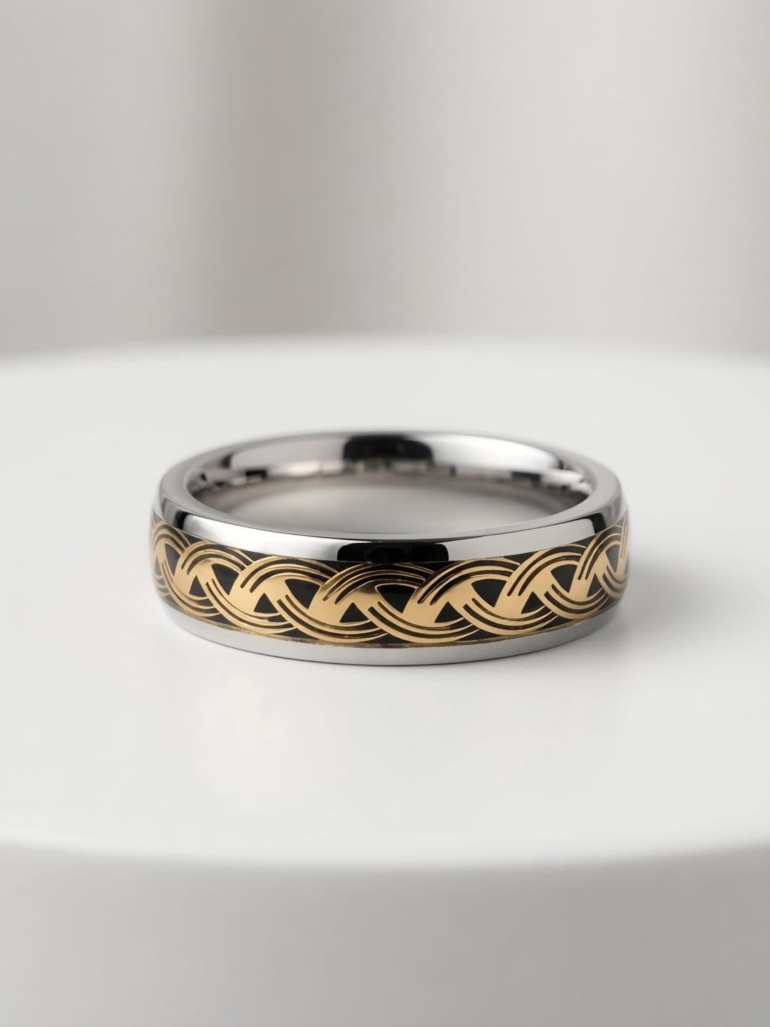 925 Silver Heritage Band Ring (Men)