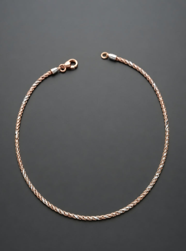 Silver 925 Sleek Anklet (Single)