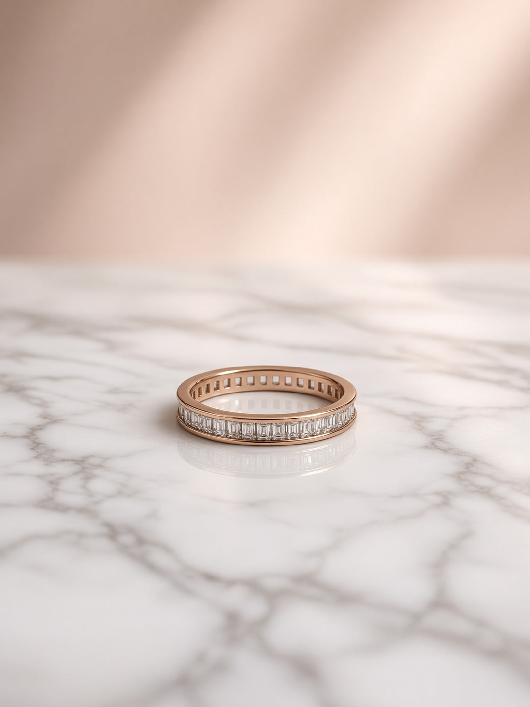 925 Silver Tia Ring (Rosegold)