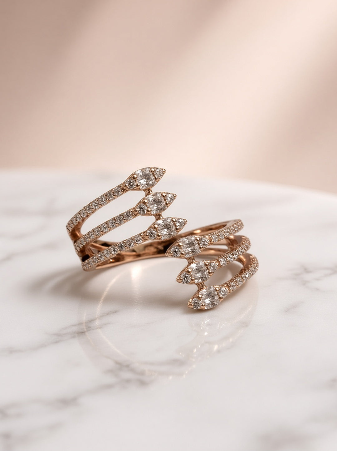 925 Silver May Ring (Rosegold)