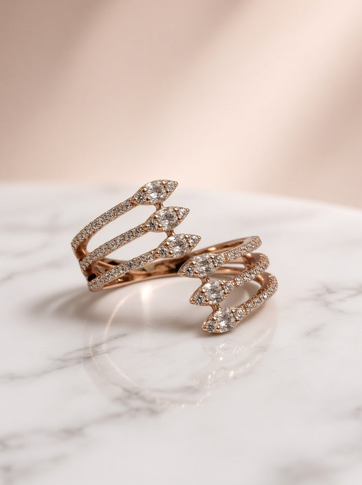 925 Silver May Ring (Rosegold)