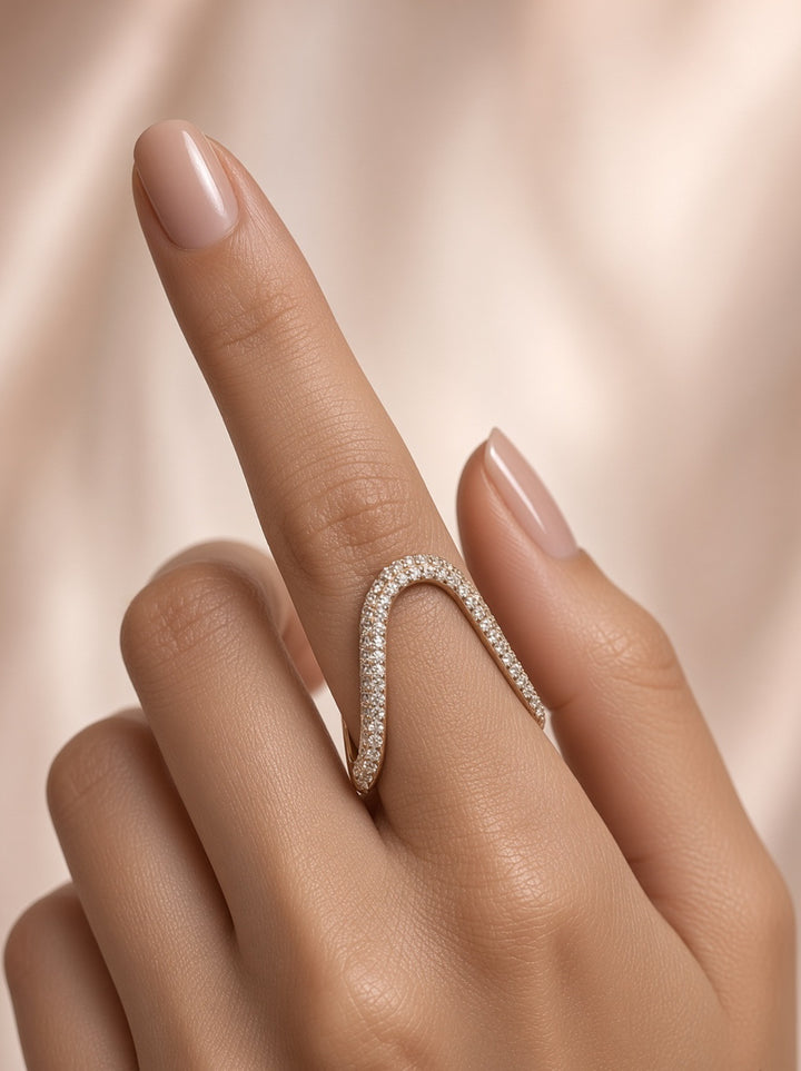 925 Silver TBR Ring (Rosegold)
