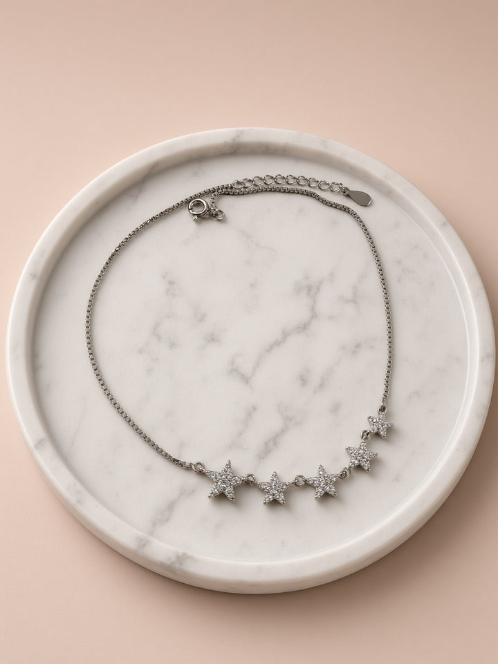 925 Silver Reza Anklet