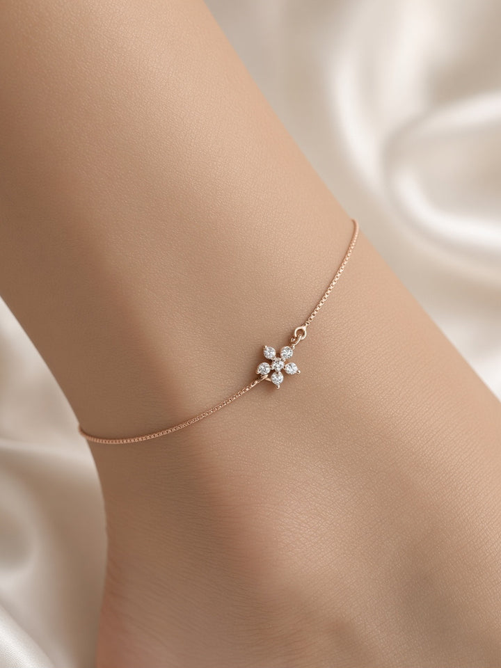 925 Silver Crazy Anklet