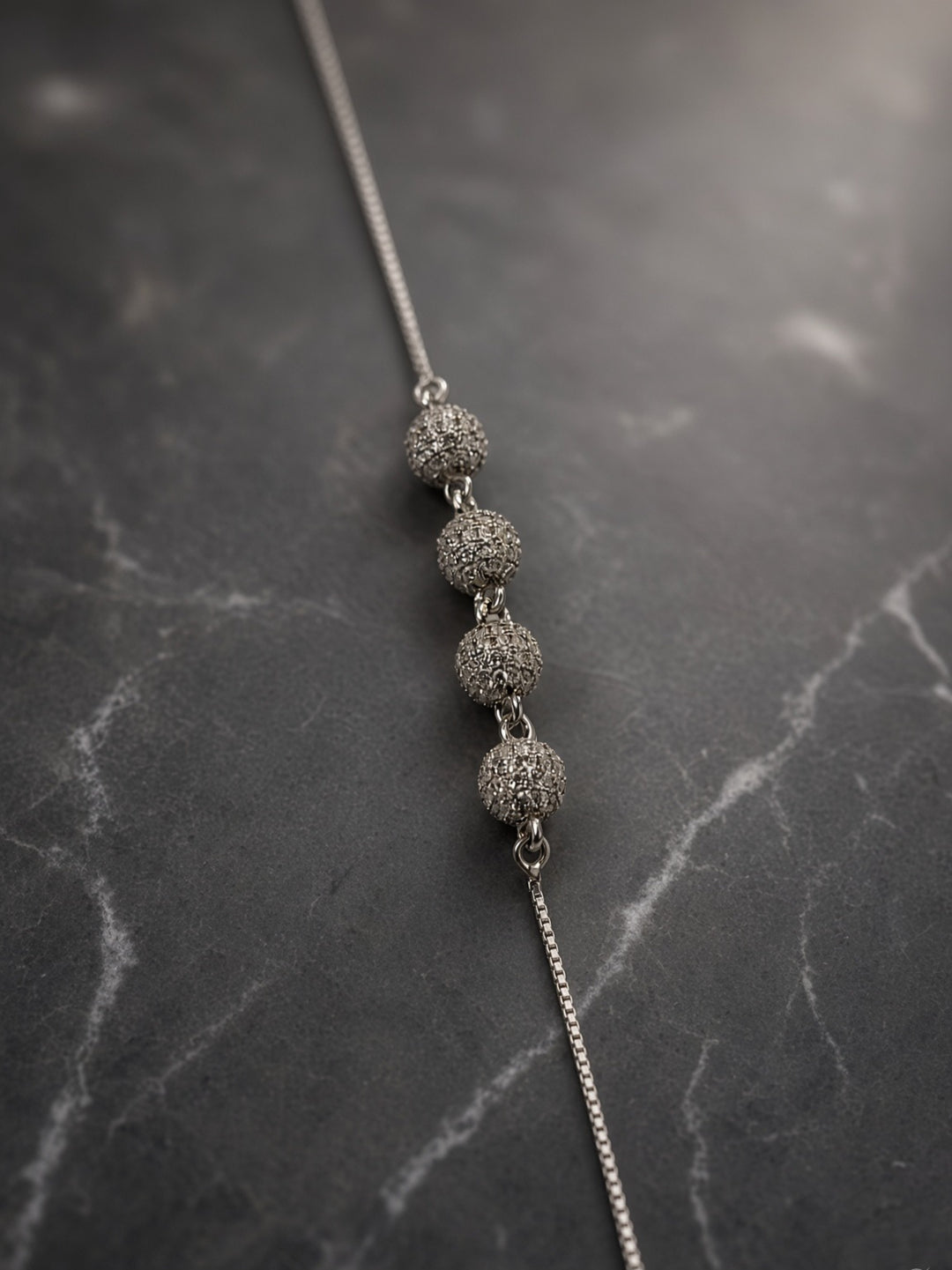 925 Silver Chine Anklet