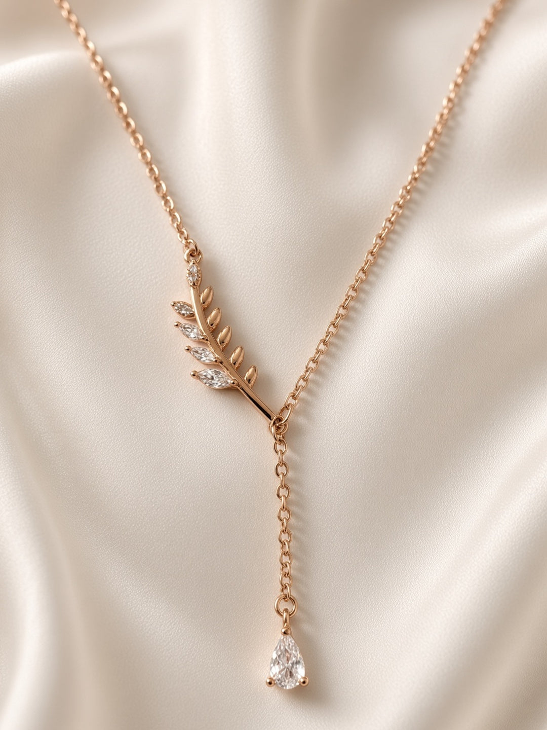 925 Silver Drazz Pendant (Rosegold)