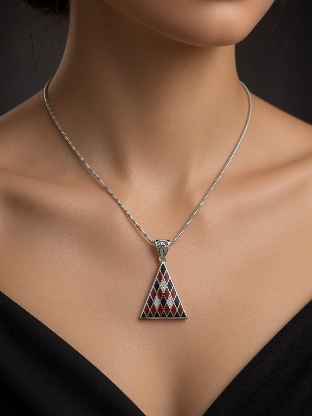 925 Silver Trinate Pendant