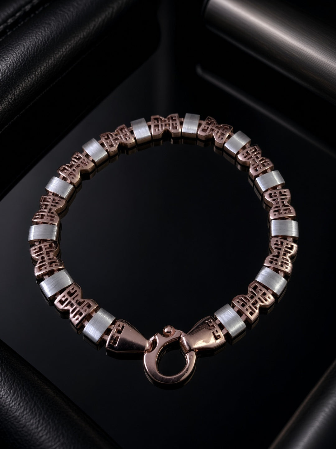 Silver 925 Forge Chain Bracelet (Men)