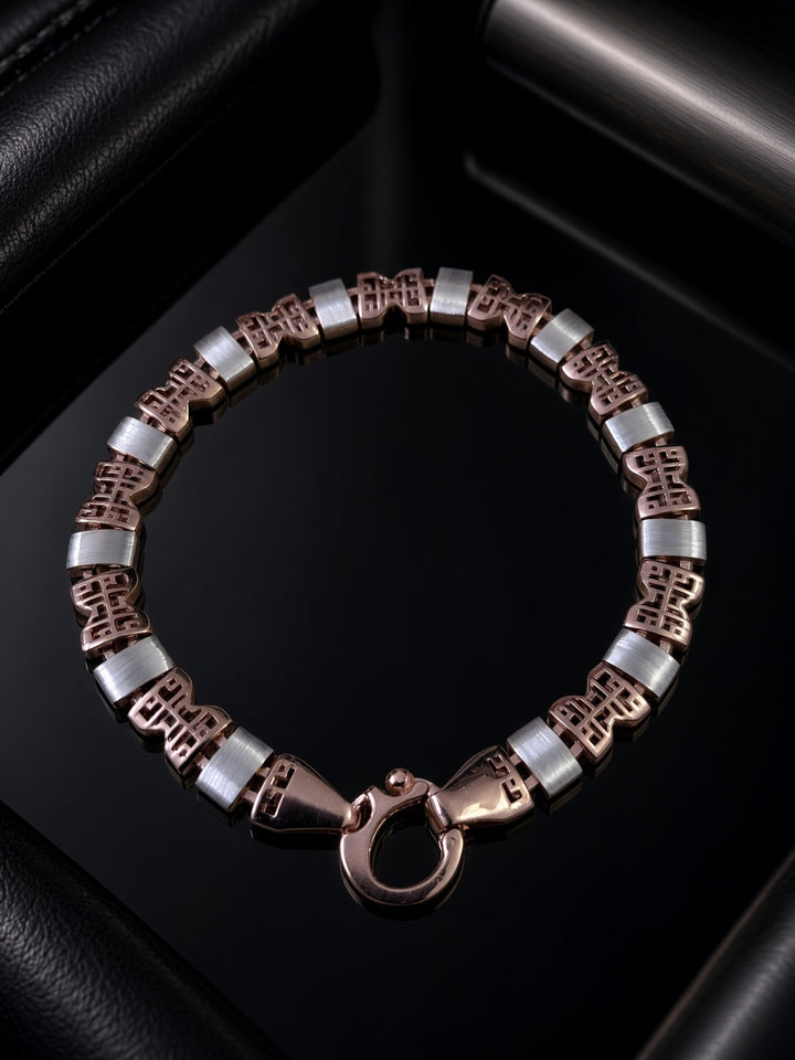 Silver 925 Forge Chain Bracelet (Men)