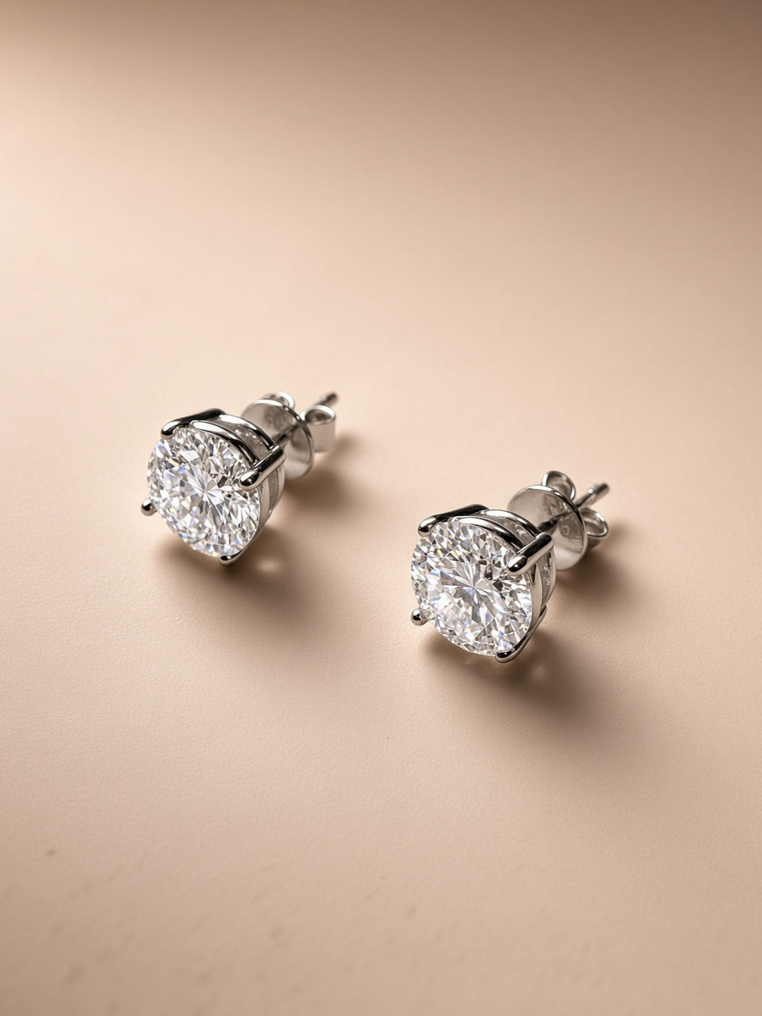 925 Silver Moissanite Earrings
