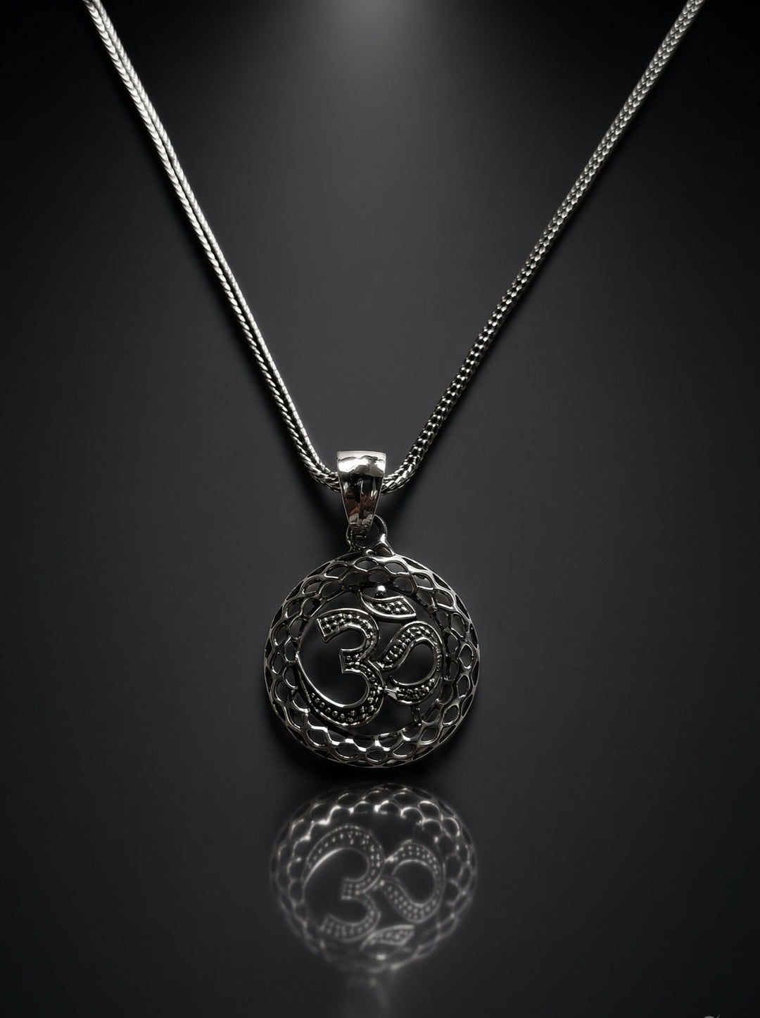 925 Silver Om Pendant (Men)