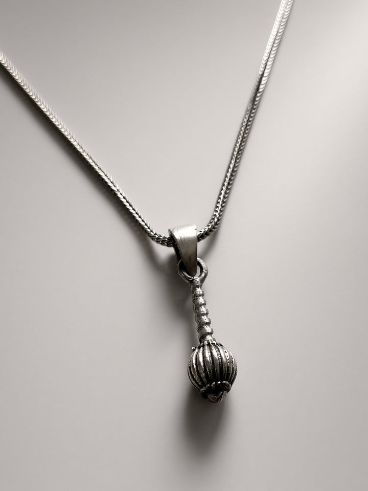 925 Silver Mace Pendant (Men)